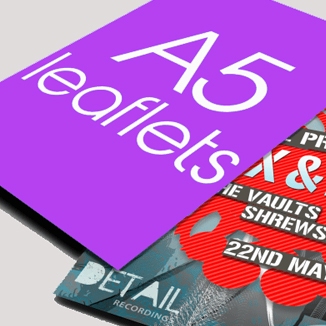best prices for Double Sided A5 Leaflet - Economy Silk